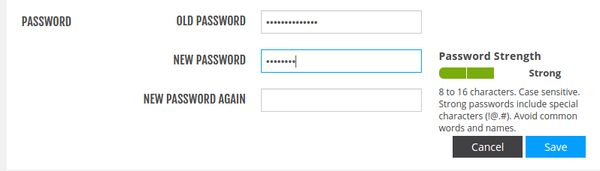 AOL bad password rule screenshot